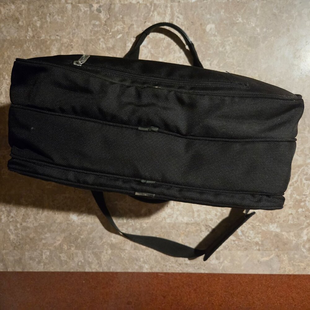 Jourdan Black Briefcase Messenger Laptop Case Bag - Picture 7 of 11